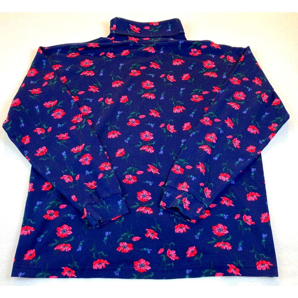 Northern Reflections Floral Turtleneck Vintage Size Small